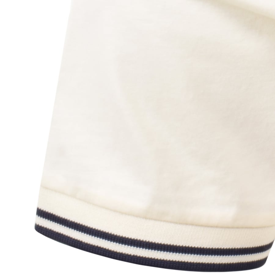 ◇FRED PERRY◇ Baseline Long Sleeve Twin Tip T-Shirt Ecru Ho M6006_100_V2_BASELINE_MOD1_FRO